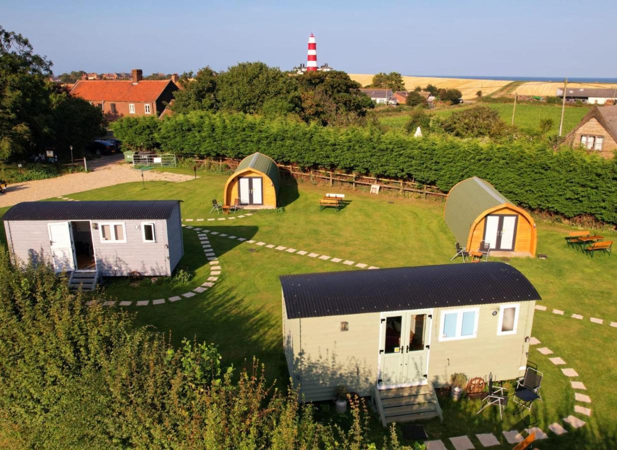 Lanterns Shepherds Huts & Glamping Hotel Happisburgh Ngoại thất bức ảnh